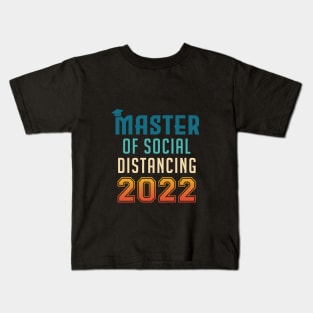 Master of Social Distancing Graduation Kids T-Shirt